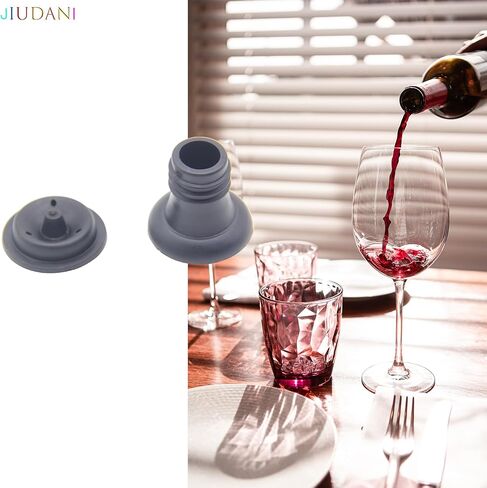Wine Saver Vacuum Stoppers Pack of 6 Rubber Wine Stoppers, for Wine Saver Vacuum Pump Preserver, Bottle Rubber Corks to Preserve Wine Flavor Best Wine Air Vacuum Stoppers To Keep Wine Fresh in Saudi Arabia