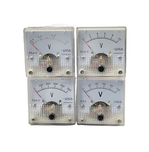 91L4 AC 1V 5V 10V 20V 30V 50V 100V 150V 200V 500V Analog Panel Volt Voltage Meter Voltmeter Gauge 0-150V 1Pcs(100V) in Saudi Arabia