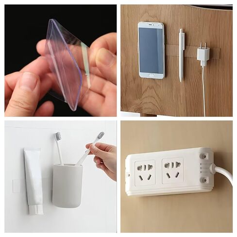 30PCS Adhesive Tape Heavy Duty Clear Double Sided Mounting Tape for Wall Adhesive Poster Picture Hanging in Saudi Arabia
