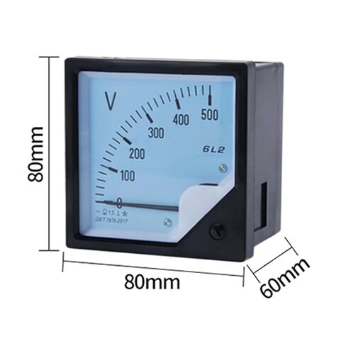 6L2 AC Meter Voltmeter Ammeter Frequency Pointer 500V 55Hz 100A 300A 500A 1Pcs(1000V) in Saudi Arabia