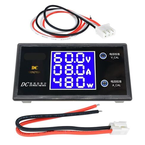 1000W LCD Digital Voltmeter Ammeter Wattmeter Power Meter Volt Detector Tester Monitor 1Pcs(DC 0-50V 5A 250W) in Saudi Arabia