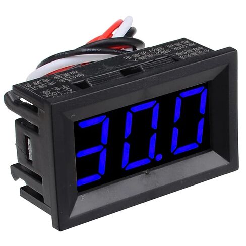 DC 0-10A Digital Ammeter LED Display Amperemeter 4 Wire 0.56 Adjustable Panel Current Meter 1Pcs(Red,DC0-10A) in Saudi Arabia