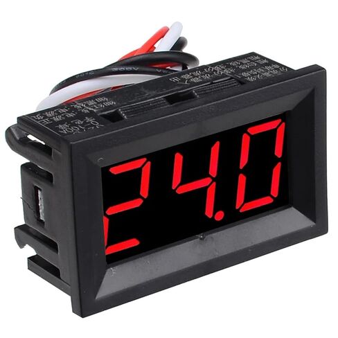 DC 0-10A Digital Ammeter LED Display Amperemeter 4 Wire 0.56 Adjustable Panel Current Meter 1Pcs(Red,DC0-10A) in Saudi Arabia