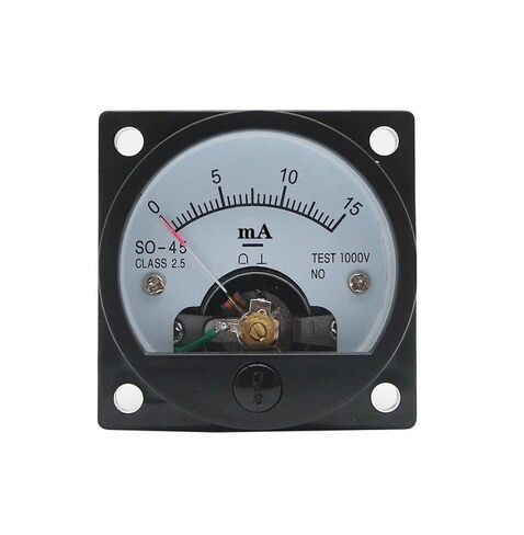 SO-45 DC MA Ammeter Pointer Analog Circular Marine Plastic Instrument Measuring Current 1Pcs(2mA) in Saudi Arabia