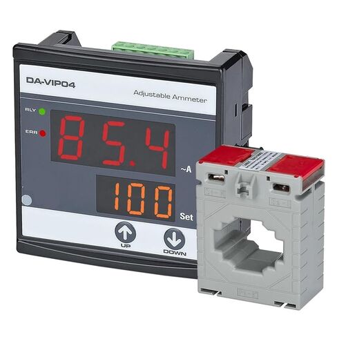 مقياس التيار الزائد الرقمي DA-VIP04 القابل للتعديل (0.1-999A) (مع إنذار) 1 قطعة (CT 600A) in Saudi Arabia