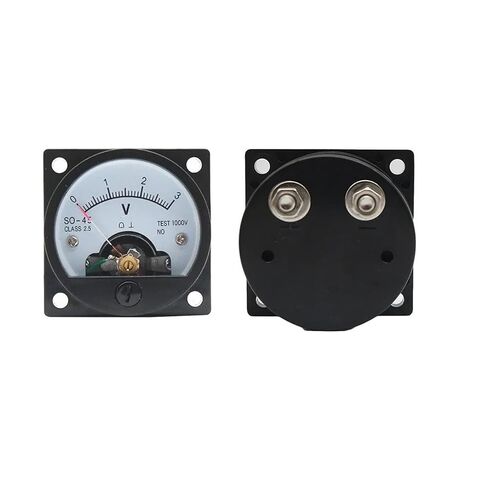 SO-45 AC Analog Voltmeter 5V 10V 15V 20V 30V 50V 100V 150V 200V 250V 300V 400V 450V 500V 600V Voltage Meter 1Pcs(600V) in Saudi Arabia