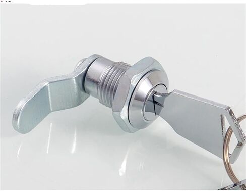 Mini Cam Lock with 2 Keys Diameter 11mm Zinc Alloy Easy Installed for Door Lock MA084 1Pcs in Saudi Arabia