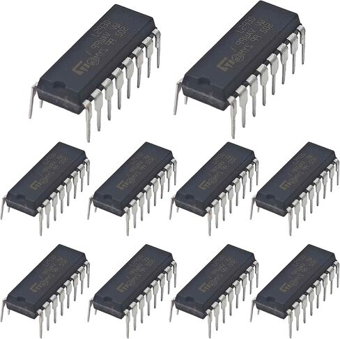 6 قطعة 16pin L293 L293D IC محرك متدرج سائق ، وحدة تحكم في مشغل المحرك لتيار مستمر ومحركات سائر in Kuwait