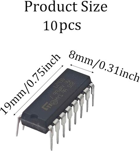 6 قطعة 16pin L293 L293D IC محرك متدرج سائق ، وحدة تحكم في مشغل المحرك لتيار مستمر ومحركات سائر in Kuwait