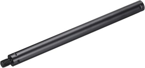 MECCANIXITY Metal Microphone Stand Extension Tube 3/8" Male to 3/8" Female Mic Extension Pipe Stand Extenders Screw Rods for Extended Microphone, 8.27 x 0.6 Inch, Black in Saudi Arabia