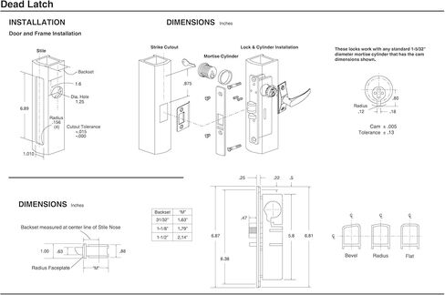 مجموعة أبواب واجهة متجر Adams Rite Style Deadlatch - مخرج مجداف دفع، مسمار Deadlatch، مع أسطوانة قفل نقر ومفتاحين، لمسة نهائية متينة مصقولة، برونز Duronotice، اليد اليمنى، مجموعة ظهر 1-1/8 بوصة in Saudi Arabia