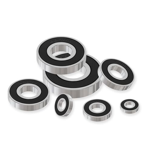 10Pcs 607RS Deep Groove Ball Bearings ID 7mm x OD 19mm x Width 6mm 607-2RS Double Rubber Seal Deep Groove Ball Bearings Miniature Bearing Industrial Bearing in Kuwait