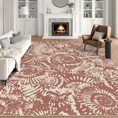BLISSA Washable 5x7 Area Rugs - Soft Modern Throw Rug for Living Room Non-Slip Ultra-Thin Sage Green Lines Borderd Abstract Carpet for Bedroom Dining Room Rugs for Under Table Nursery Home Decor in Saudi Arabia