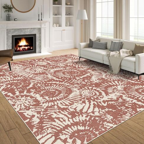 BLISSA Washable 5x7 Area Rugs - Soft Modern Throw Rug for Living Room Non-Slip Ultra-Thin Sage Green Lines Borderd Abstract Carpet for Bedroom Dining Room Rugs for Under Table Nursery Home Decor in Saudi Arabia