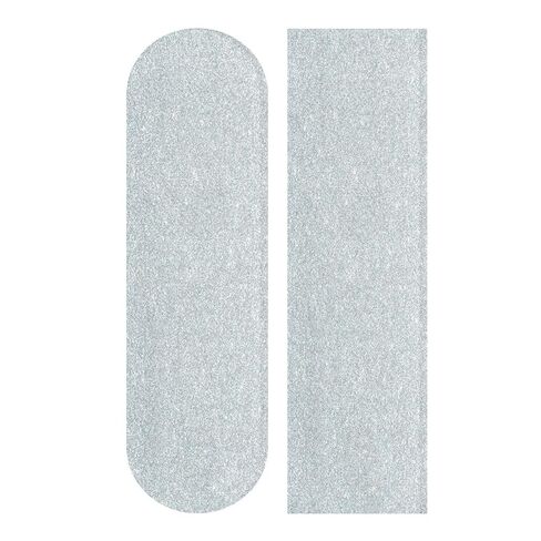Silver Texture Skateboard Grip Tape 44x10 Inch Anti-Slip Waterproof Sandpaper Griptape Sheet Sticker for Longboard, Scooter, and Rollerboard Deck in Saudi Arabia
