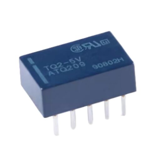 (5pcs) Electromagnetic Relay TQ2-5V 12V 24V Signal Relay TQ2-24V 1A 10pins TQ2-12V Two-Open-Two-Closed Plug-in Type (TQ2-5V) in Saudi Arabia