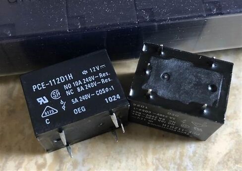 AOKLEY PCE-112D2H PCE-112D1H PCE-124D1H PCE-124D2H (4123-1C-12V/24V-10A) Relay 5pins 1Pcs (Size : PCE-112D1H) in Saudi Arabia