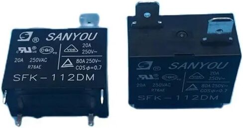 مرحل SFK-112DM SFK-124DM SFK-105DM 20A250VAC لتكييف الهواء (الحجم: SFK-112DM) in Kuwait