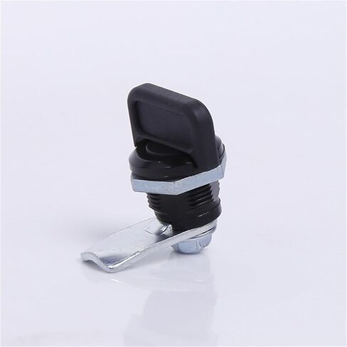 Small Quarter Turn Wing Knob Cam Lock Latch Black Powder Coated Steel and Zinc Alloy 1Pcs(MS845-1) in Saudi Arabia