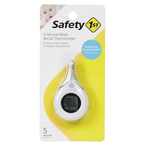 Safety 1st 5 Second Read Rectal Thermometer, Quick, Accurate Reading in just 5 Seconds, Grey in Saudi Arabia