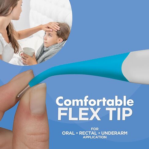 Veridian Oral & Rectal Digital Thermometer Stick Digital Display 08-355 1 Each in Kuwait