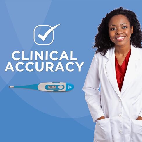 Veridian Oral & Rectal Digital Thermometer Stick Digital Display 08-355 1 Each in Kuwait