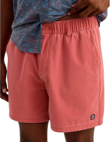 HUK Mens Shoreside Short, 6" Inseam Stretch Fishing Short with Elastic Waistband and Drainage Pockets in Saudi Arabia