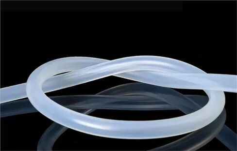 خرطوم Lfang-Silicone خرطوم مطاط السيليكون الشفاف بدرجة الطعام 0.5/2.5/3/4/5/-25 مم القطر الداخلي أنبوب سيليكون مرن، مقاوم للضغط والانفجار (20 × 28 مم (1 متر)) in Saudi Arabia
