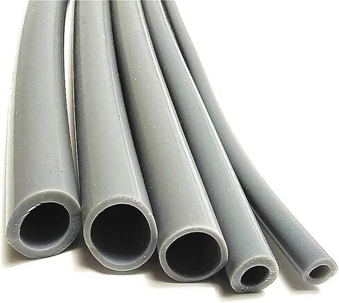 Lfang-Silicone Hose LID9mm To ID25mm Gray Silicone Tube Small Gray Silicone Hose Food Grade Grey Silicone Tubule, Pressure and explosion proof(Length 10M,ID25mm OD31mm) in Saudi Arabia