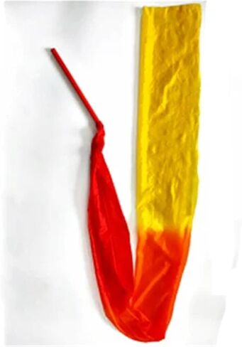 Streamer with Rods Polyester Kids Size Throwing Streamer for Belly Dancing Child Multicolor Ribbon Streamers 1.5M/2M Long Stage Performance Props Throw Streamers(Color 1,150x30CM) in Saudi Arabia