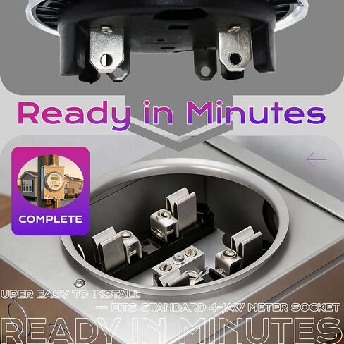 عدادات فرعية كهربائية رقمية لأصحاب العقارات، مرحلة واحدة 120/240 فولت، عداد استخدام الكهرباء، عداد طاقة الطاقة، عداد فرعي كيلوواط ساعة، عدادات كهربائية فرعية من ANSI Form 2S لطاقة RV، وحدات الإيجار in Kuwait