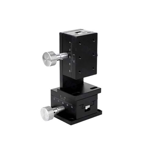 XZ axis Dovetail Guide Rail Manual Displacement Platform Gear Transmission knob Stage LWE4040(LWE4090 xz axis) in Saudi Arabia