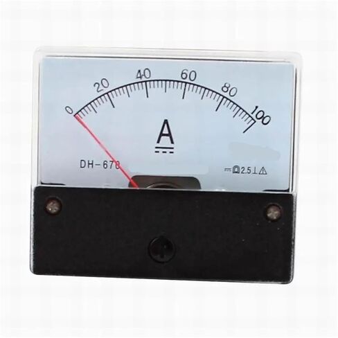 DH670 DC 10A 15A 20A 30A 50A 75A 100A 150A 200A Analog Current Panel Meter Ampere Ammeter DH67 1Pcs(30A) in Saudi Arabia