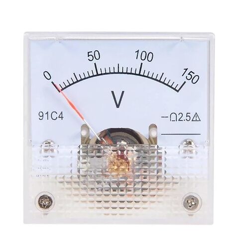 DC 3V 5V 10V 15V 20V 30V 50V 100V 150V 250V Analog Panel Volt Voltage Meter Voltmeter 91C4 1Pcs(20V) in Saudi Arabia