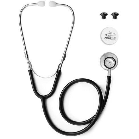 PrimaCare DS-9291-BL Pediatric Size 22" Stethoscope for Clinical and Screening Instrument, Lightweight and Aluminum Dual Head Flexible Stethoscope, Blue in Saudi Arabia