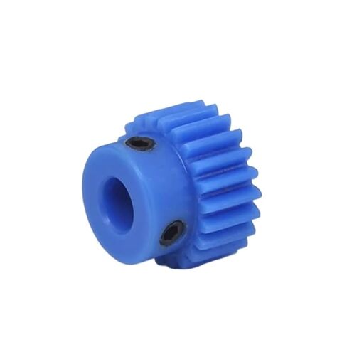 Blue Nylon Gear/1 Module Finished Hole Convex step/1M15-36T Number of Teeth Plastic Transmission spur Gear 1 Module 15 Teeth 1 Module 17 Teeth 1 Module 19 Teeth(1 Mold 19 Perforations 8) in Saudi Arabia