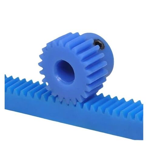 Blue Nylon Gear/1 Module Finished Hole Convex step/1M15-36T Number of Teeth Plastic Transmission spur Gear 1 Module 24 Teeth 1 Module 25 Teeth 1 Module 26 Teeth(1 Mold 24 Perforations 6) in Saudi Arabia