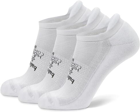 Balega Hidden Comfort No-Show Running Socks for Men and Women (1 Pair), White, X-Large in Saudi Arabia