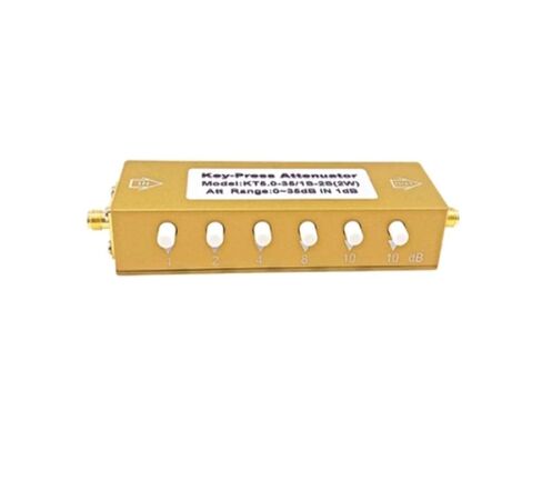 SMA/N Push-Button attenuator Signal Adjustable, 0-90dB Step/(KT5.0-35/1S-2) in Saudi Arabia