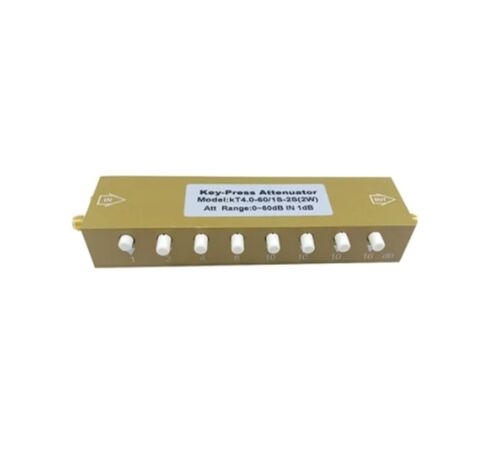 SMA/N Push-Button attenuator Signal Adjustable, 0-90dB Step/(KT5.0-35/1S-2) in Saudi Arabia
