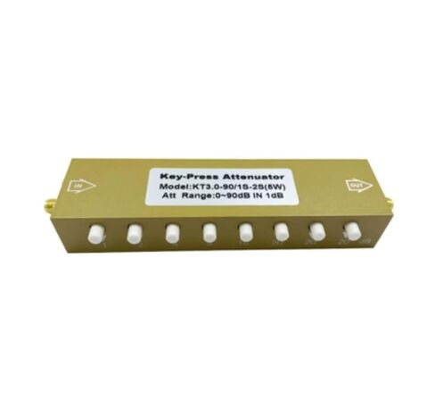 SMA/N Push-Button attenuator Signal Adjustable, 0-90dB Step/(KT5.0-35/1S-2) in Saudi Arabia