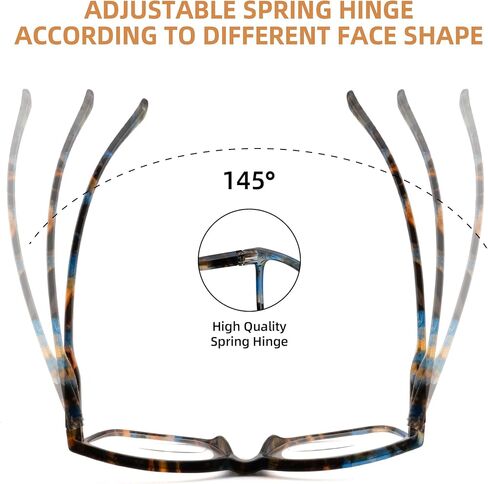 نظارات قراءة ثنائية البؤرة للنساء، نظارات علوية شفافة، نمط طباعة أنيق للسيدات، مفصلات ربيعية in Kuwait