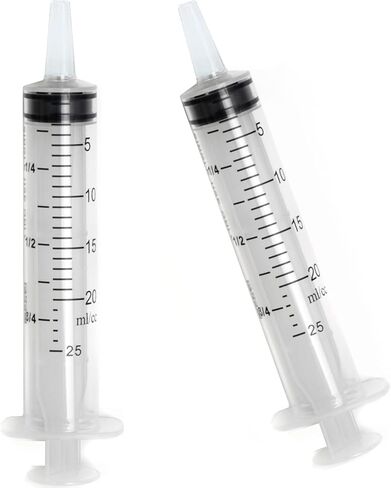 10/قطعة محاقن بلاستيكية معقمة 20-25cc/مل طرف Luer SlipTip (بدون إبرة) محاقن طبية/أسنان معبأة بشكل فردي، خالية من اللاتكس in Kuwait