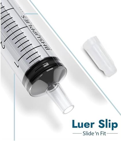 10/قطعة محاقن بلاستيكية معقمة 20-25cc/مل طرف Luer SlipTip (بدون إبرة) محاقن طبية/أسنان معبأة بشكل فردي، خالية من اللاتكس in Kuwait