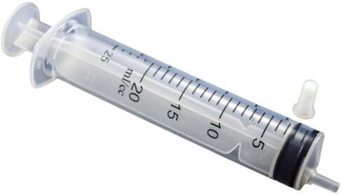 10/قطعة محاقن بلاستيكية معقمة 20-25cc/مل طرف Luer SlipTip (بدون إبرة) محاقن طبية/أسنان معبأة بشكل فردي، خالية من اللاتكس in Kuwait