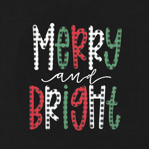 Christmas Sweatshirt Women Merry And Bright Pullover Shirt Novelty Christmas Xmas Gift Holiday Top in Saudi Arabia