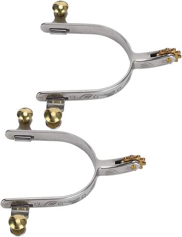 Zerodis 1 زوج حصان توتنهام، الفولاذ المقاوم للصدأ غرب كاوبوي الفروسية التمهيد توتنهام الملحقات مناسبة لتدريب الخيول مزرعة المنافسة الفروسية in Kuwait