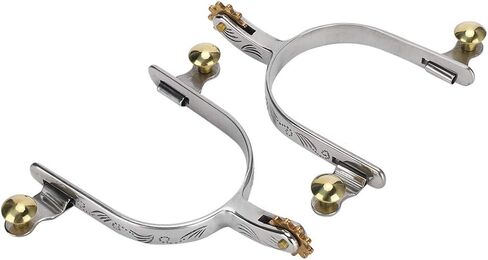 Zerodis 1 زوج حصان توتنهام، الفولاذ المقاوم للصدأ غرب كاوبوي الفروسية التمهيد توتنهام الملحقات مناسبة لتدريب الخيول مزرعة المنافسة الفروسية in Kuwait