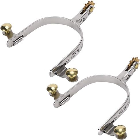 Zerodis 1 زوج حصان توتنهام، الفولاذ المقاوم للصدأ غرب كاوبوي الفروسية التمهيد توتنهام الملحقات مناسبة لتدريب الخيول مزرعة المنافسة الفروسية in Kuwait