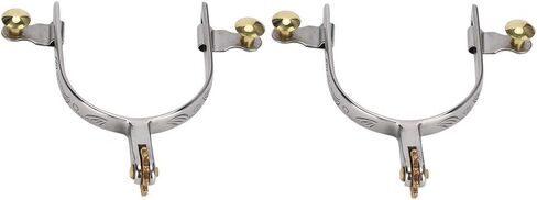 Zerodis 1 زوج حصان توتنهام، الفولاذ المقاوم للصدأ غرب كاوبوي الفروسية التمهيد توتنهام الملحقات مناسبة لتدريب الخيول مزرعة المنافسة الفروسية in Kuwait